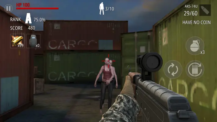 Zombie Fire android App screenshot 10