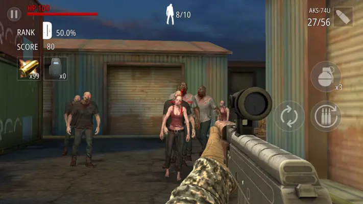 Zombie Fire android App screenshot 12