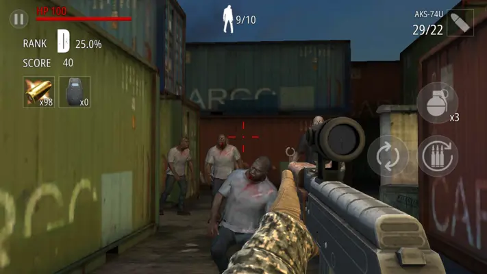 Zombie Fire android App screenshot 2