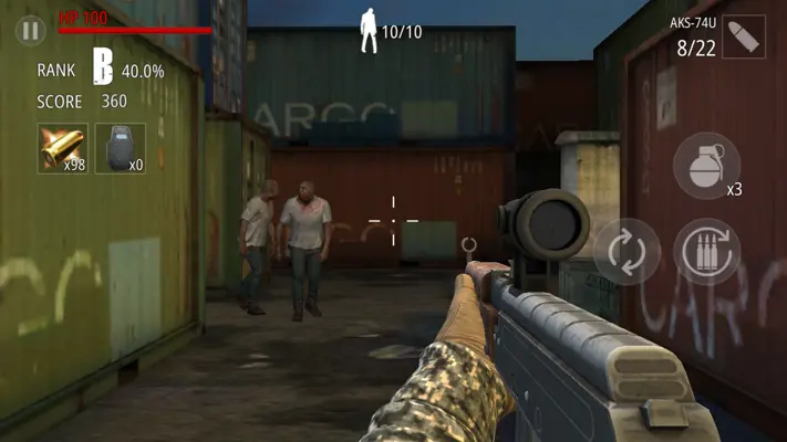 Zombie Fire android App screenshot 3