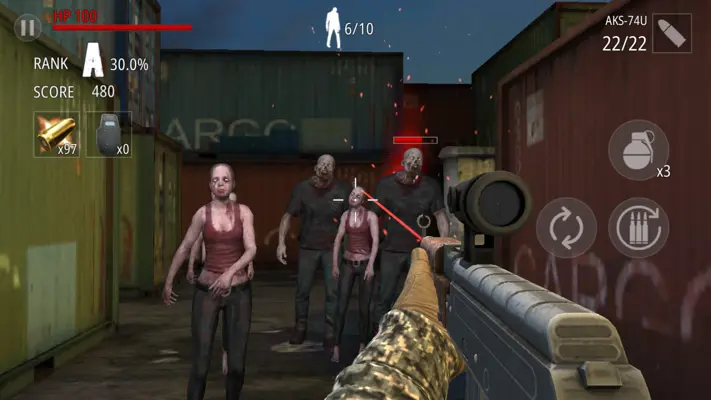 Zombie Fire android App screenshot 4